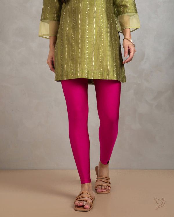 Shimmer Legging - Glam Pink