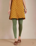 Cotton Ankle Legging - Cactus