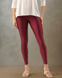 Shimmer Legging - Magic Maroon