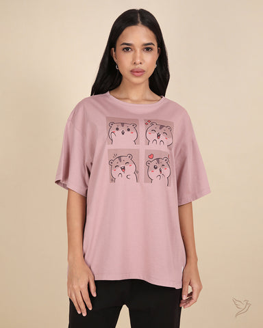 Oversize Tee – Burnished Lilac