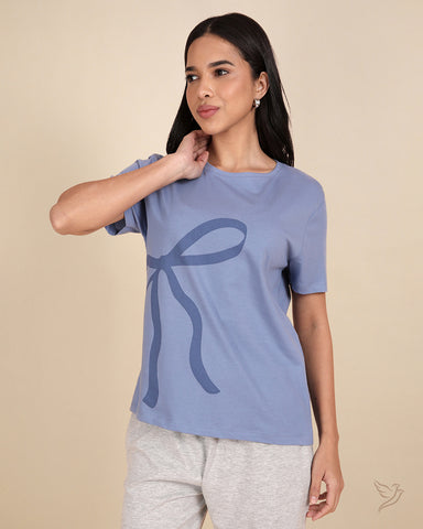 Relaxed Fit Tee – Country Blue