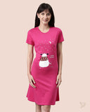 Lounge Wear Long Tee - Pink