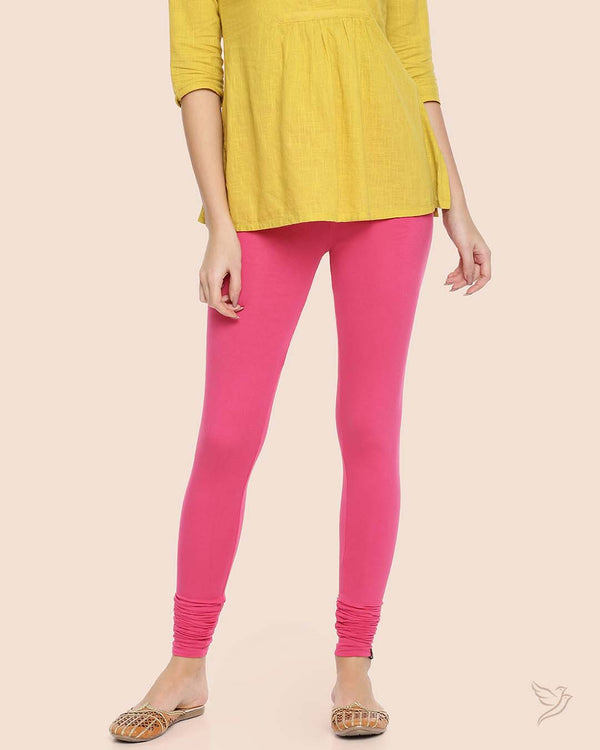 Pink Shock Women Viscose Churidar Legging