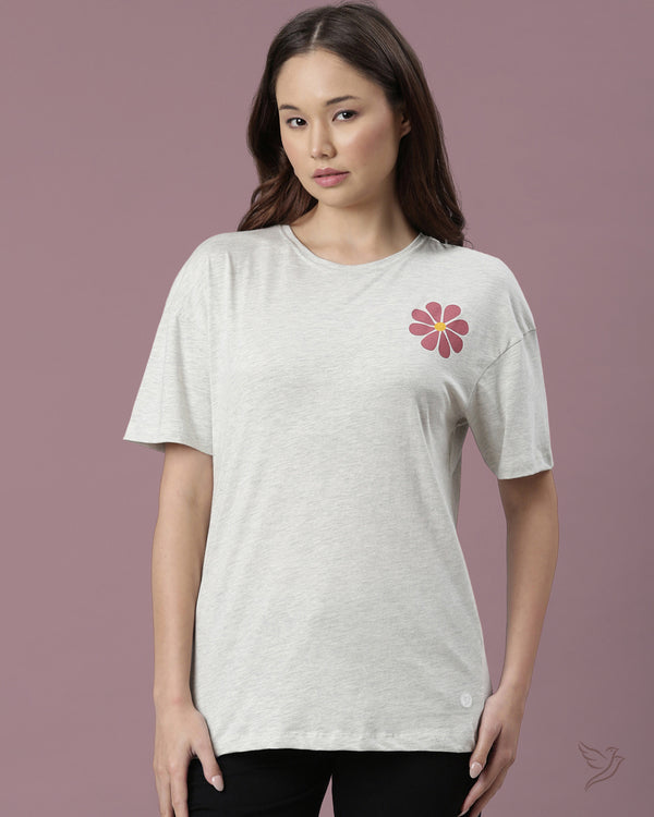 Oversize Tee – Almond Peach.