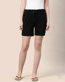 Solid Night Shorts - Black