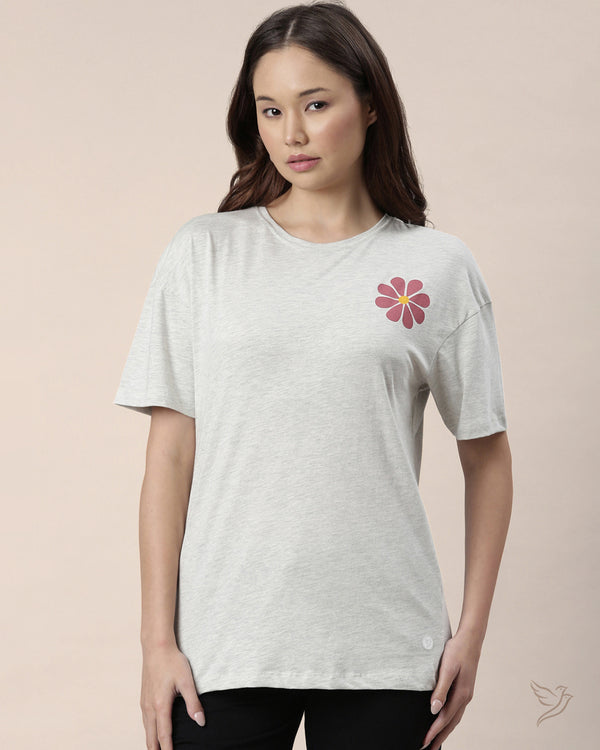 Oversize Tee – Almond Peach