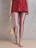 Shimmer Legging - Rosy Brown