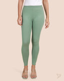 Cotton Ankle Legging - MintOlive