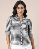 Casual Shirt - Black & White