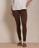 Cotton Churidar Legging - Mocha Bean