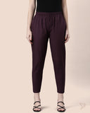Cotton Kurti Pant - Deep Vine