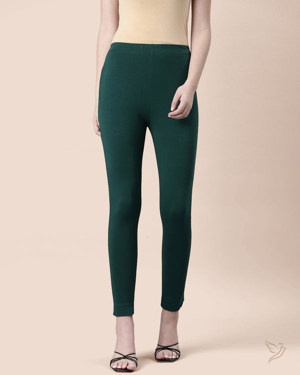 Sleek Kurti Pant - Green