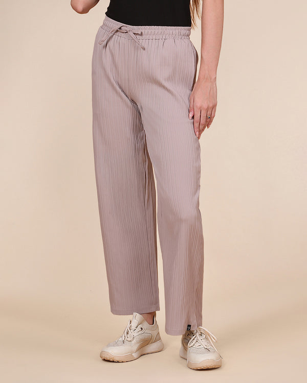 Textured Trousers - HushedGrey