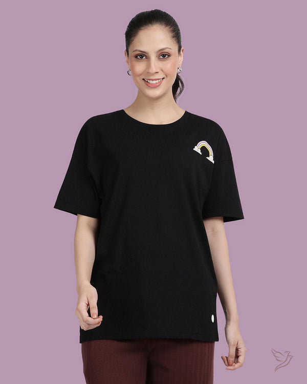 Oversize Tee - Jet Black