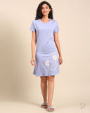 Long Tee - Pale Iris