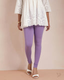 Cotton Churidar Legging - Orchid Lilac