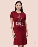 Lounge Wear Long Tee - Red