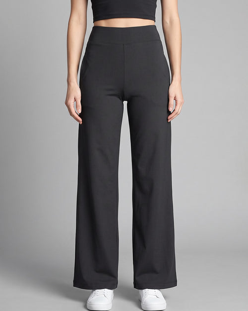 Active Wide Pants - BraveBlack