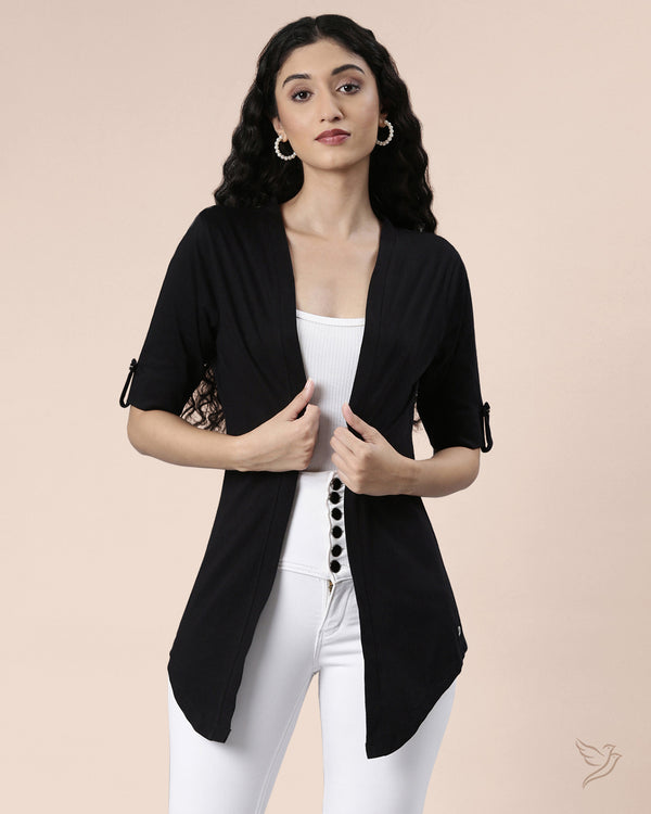 Shrug High Low - Black