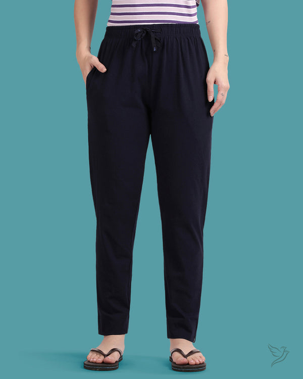 Solid Night Pant - Deep navy
