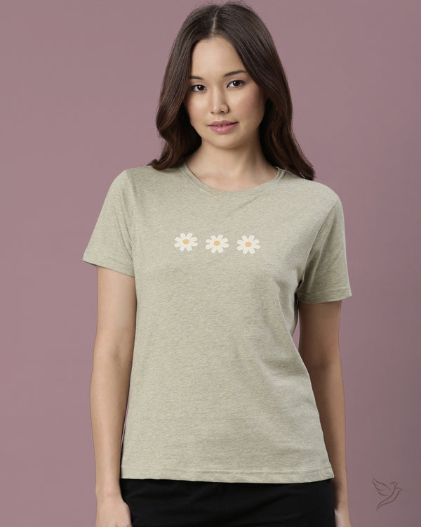 Relaxed Fit Tee – Dusty Green.