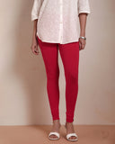 Viscose Churidar Legging - Racing Red