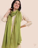 Shimmer Shawl - Olive Green