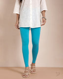 Cotton Ankle Legging - Sky Fall