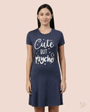 Lounge Wear Long Tee - Navy