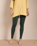 Viscose Ankle Legging - BottleGreen
