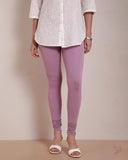 Viscose Churidar Legging - Pastel Purple