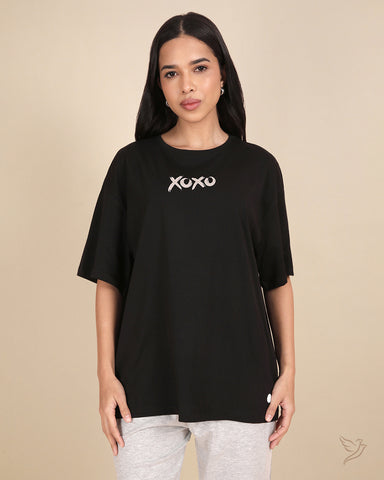 Oversize Tee – Jet Black