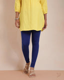 Cotton Churidar Legging - Ink Blue