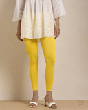 Cotton Ankle Legging - Mari Gold