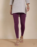 Viscose Ankle Legging - Beet Root