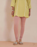 Cotton Churidar Legging - Rose Gold