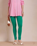 Cotton Churidar Legging - Emerald Lexus