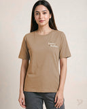 Relaxed Fit Tee – Beige