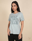 Relaxed Fit Tee – Cloud Blue