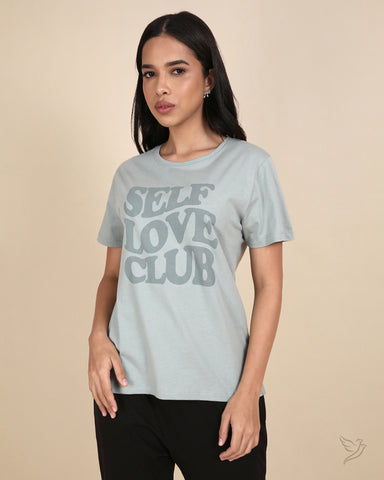 Relaxed Fit Tee – Cloud Blue