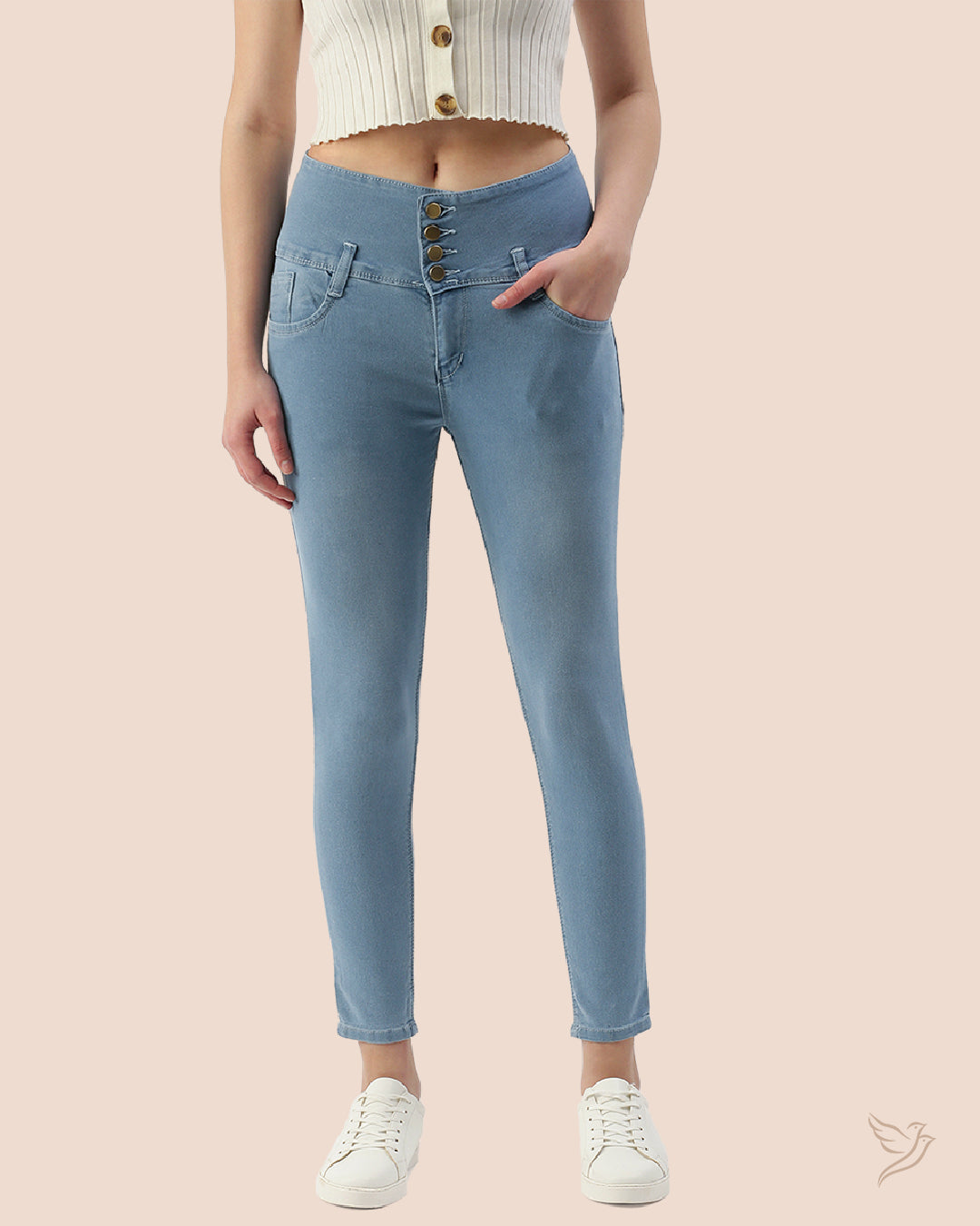 Miami 90 Women High Waist Denim Jeans