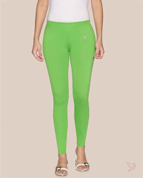 Pepper Mint Cotton Ankle Legging