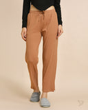 Textured Night Pant - Mocha Mousse
