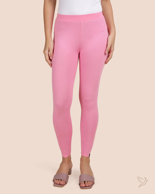Cotton Ankle Legging - CottonCandy