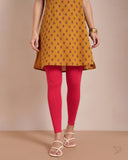 Viscose Ankle Legging - Racing Red