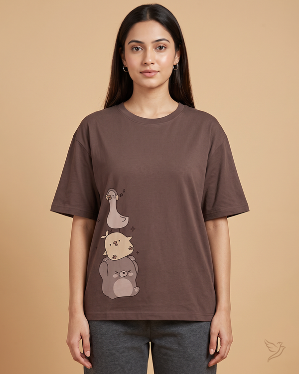 Oversize Tee – Nut Meg