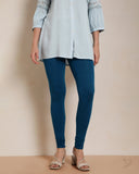 Viscose Churidar Legging - Sea Port