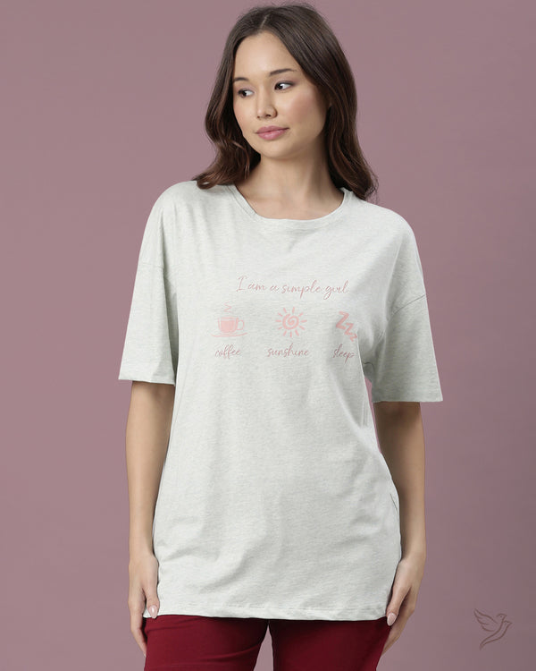 Oversize Tee – Pale Blue.