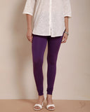 Viscose Churidar Legging - Plum Jam