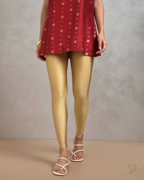 Shimmer Legging - Gold Mine